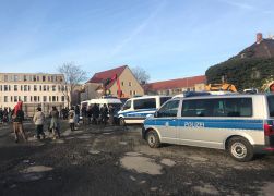 Beraeumung Inselplatz In Jena 08